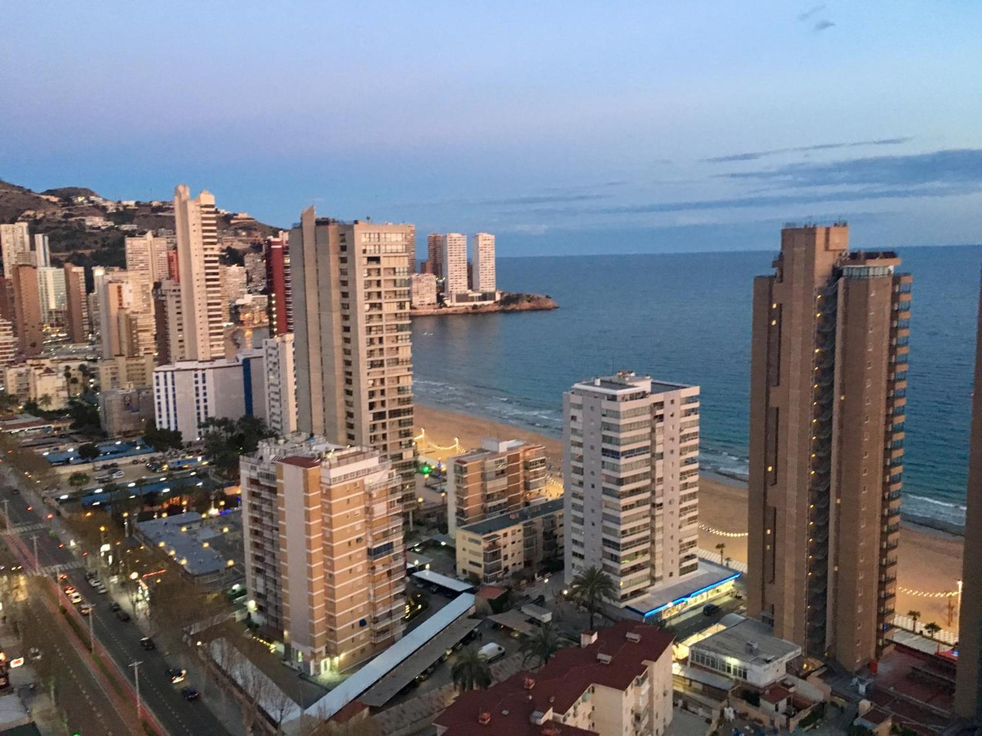 Cielo Benidorm Con Vistas Panoramicas Apartment Bagian luar foto